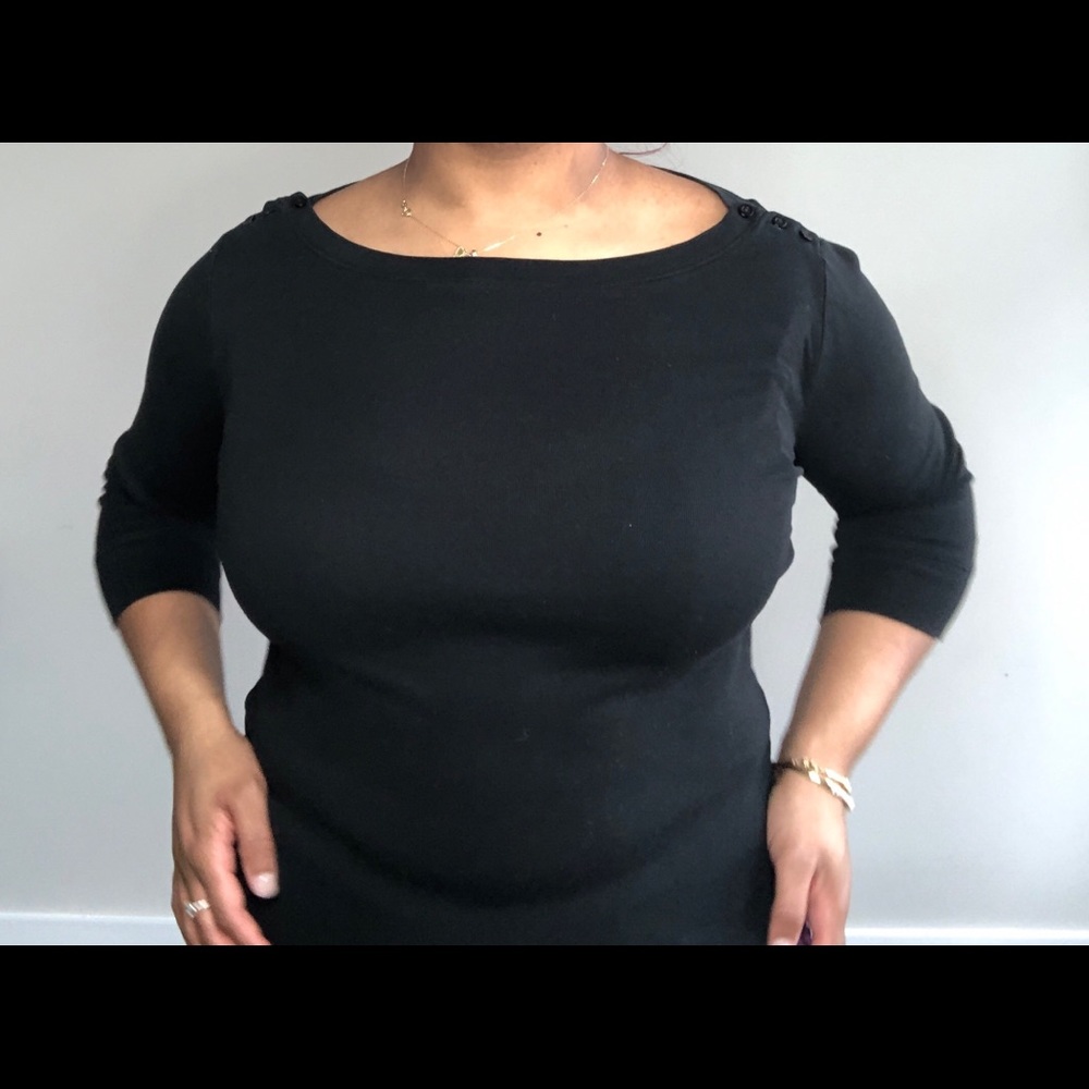 Black button Blouse